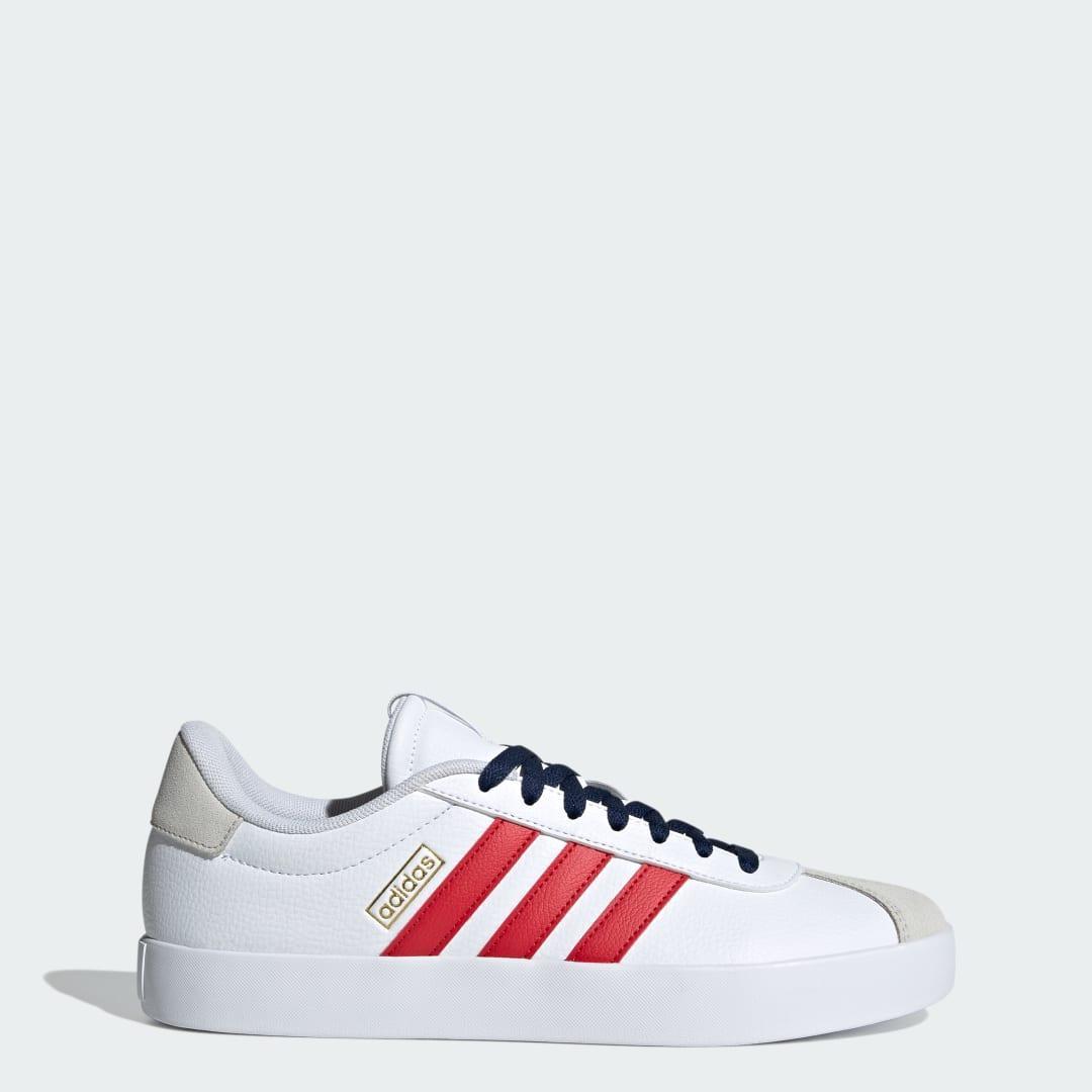 adidas VL Court 3.0 Shoes Dark Green M 7.5 / W 8.5 Mens Product Image