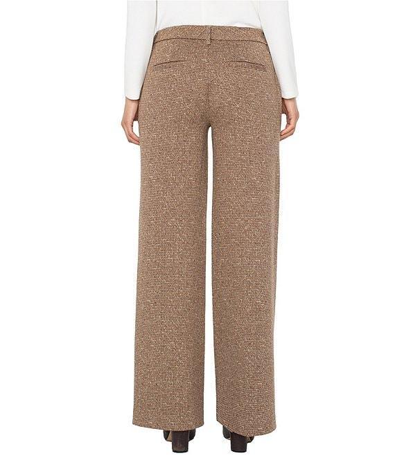Liverpool Los Angeles Kelsey Herringbone Stretch Mid-Rise Wide Leg Trousers Product Image