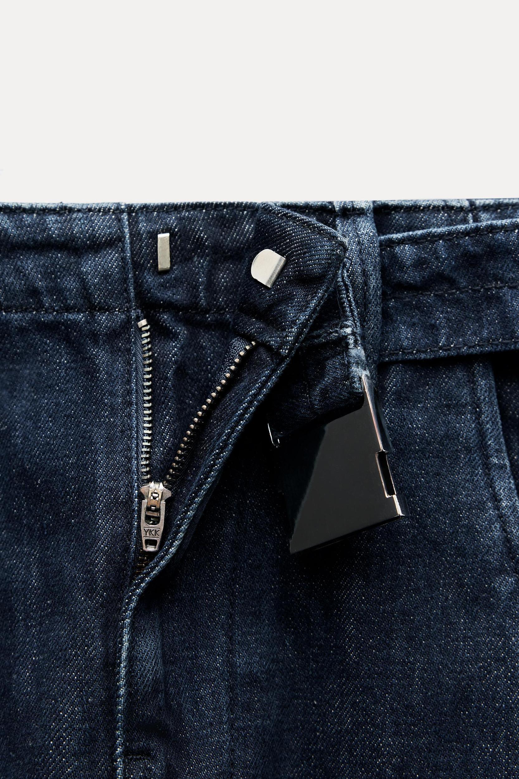 STRAIGHT CUT MID RISE JEANS ZW COLLECTION Product Image