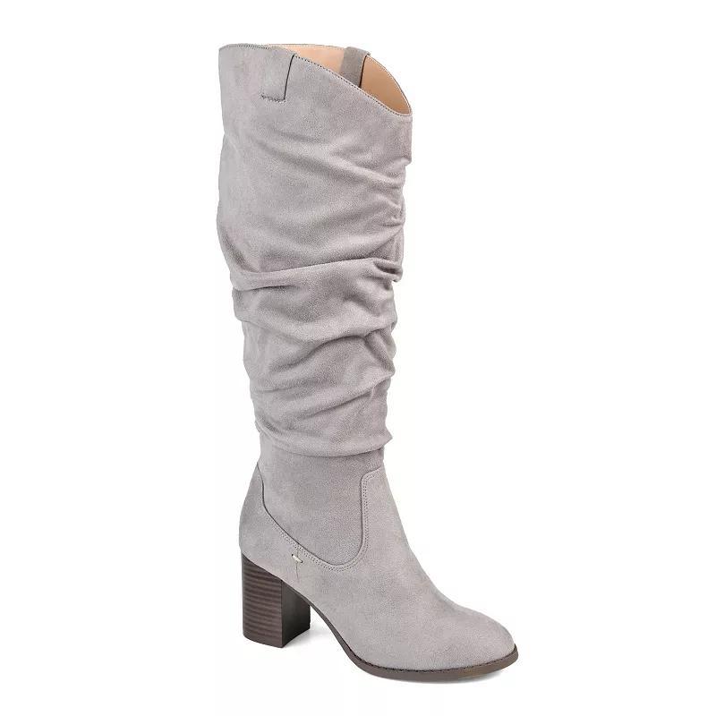Journee Aneil Womens Knee-High Boots Brown Product Image