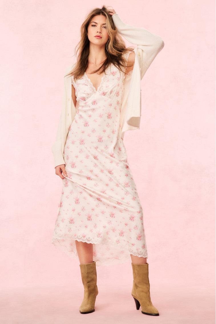 Theodore Silk-Blend Floral Maxi Dress Product Image