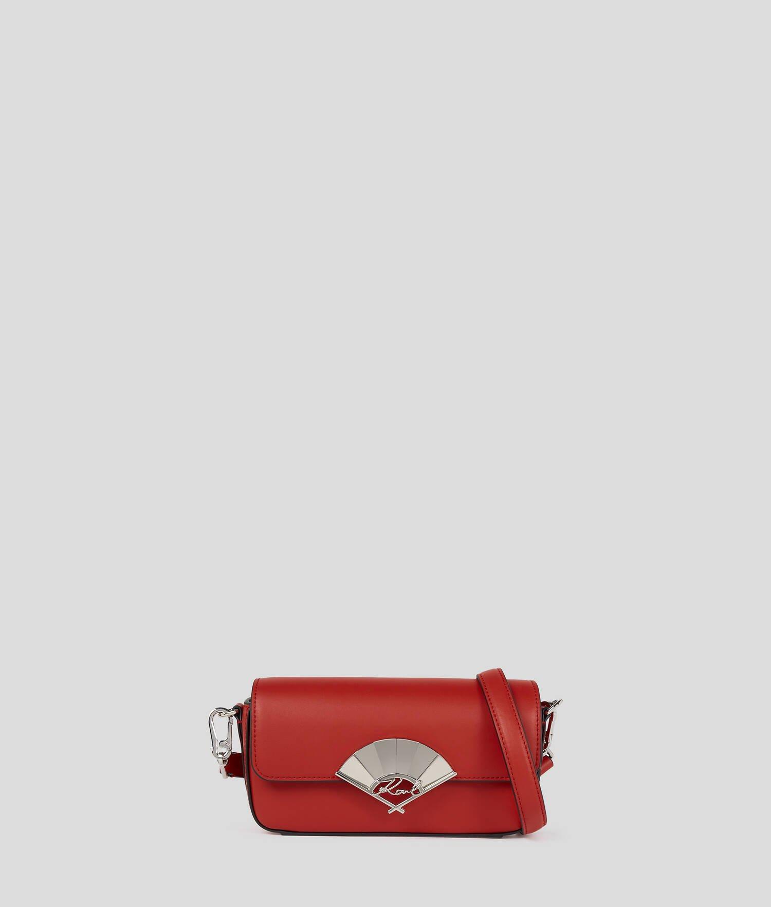 K/SIGNATURE FAN SMALL CROSSBODY BAG Product Image