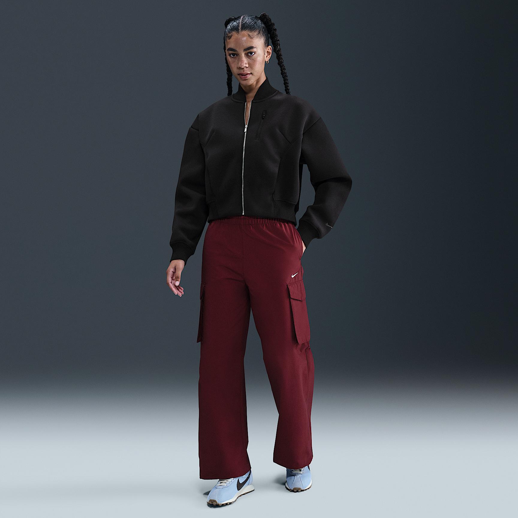 Nike Sportswear Modern Fleece Women's Oversize Destroyer Jacket Product Image