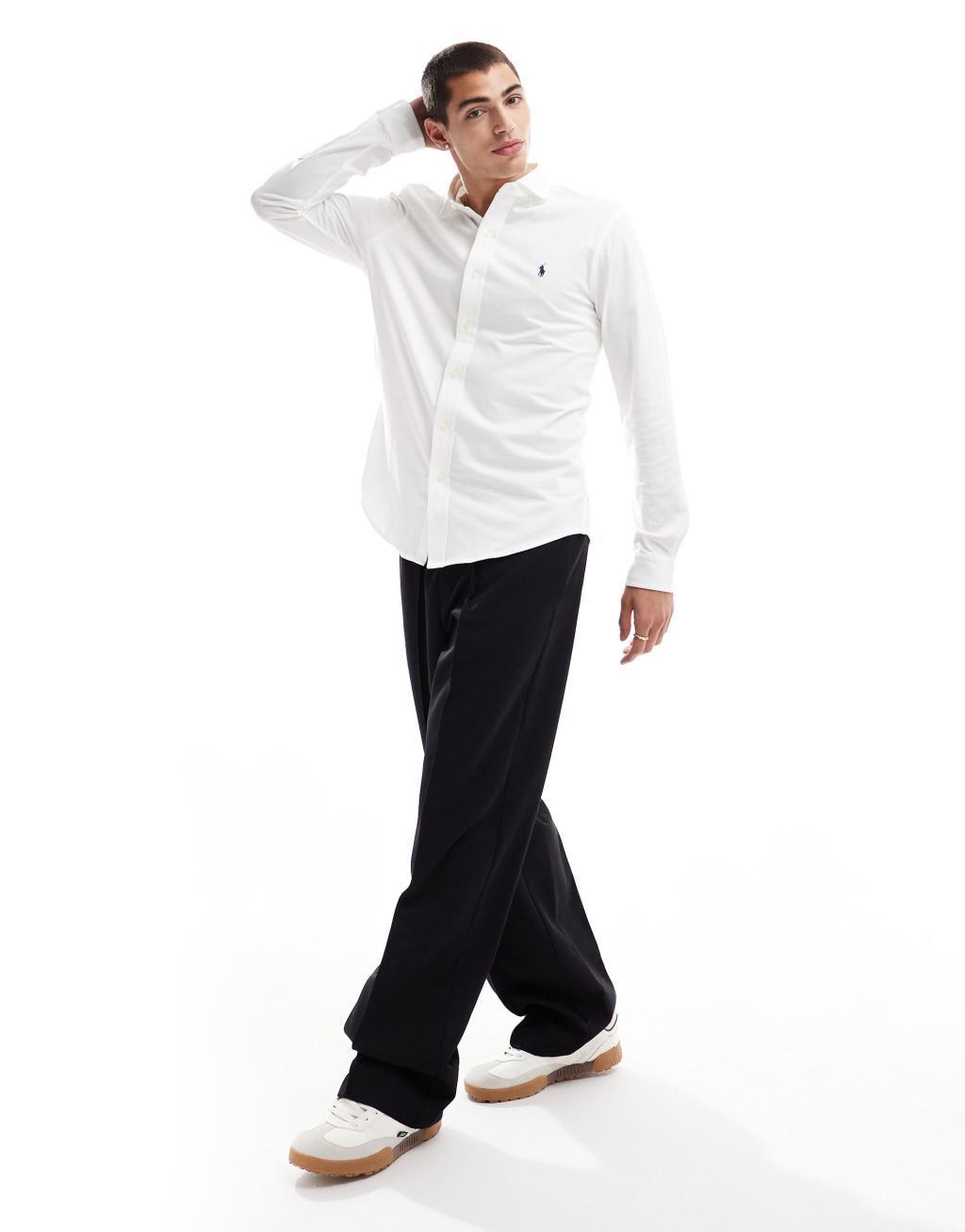 Mens Cotton Button-Front Shirt Product Image