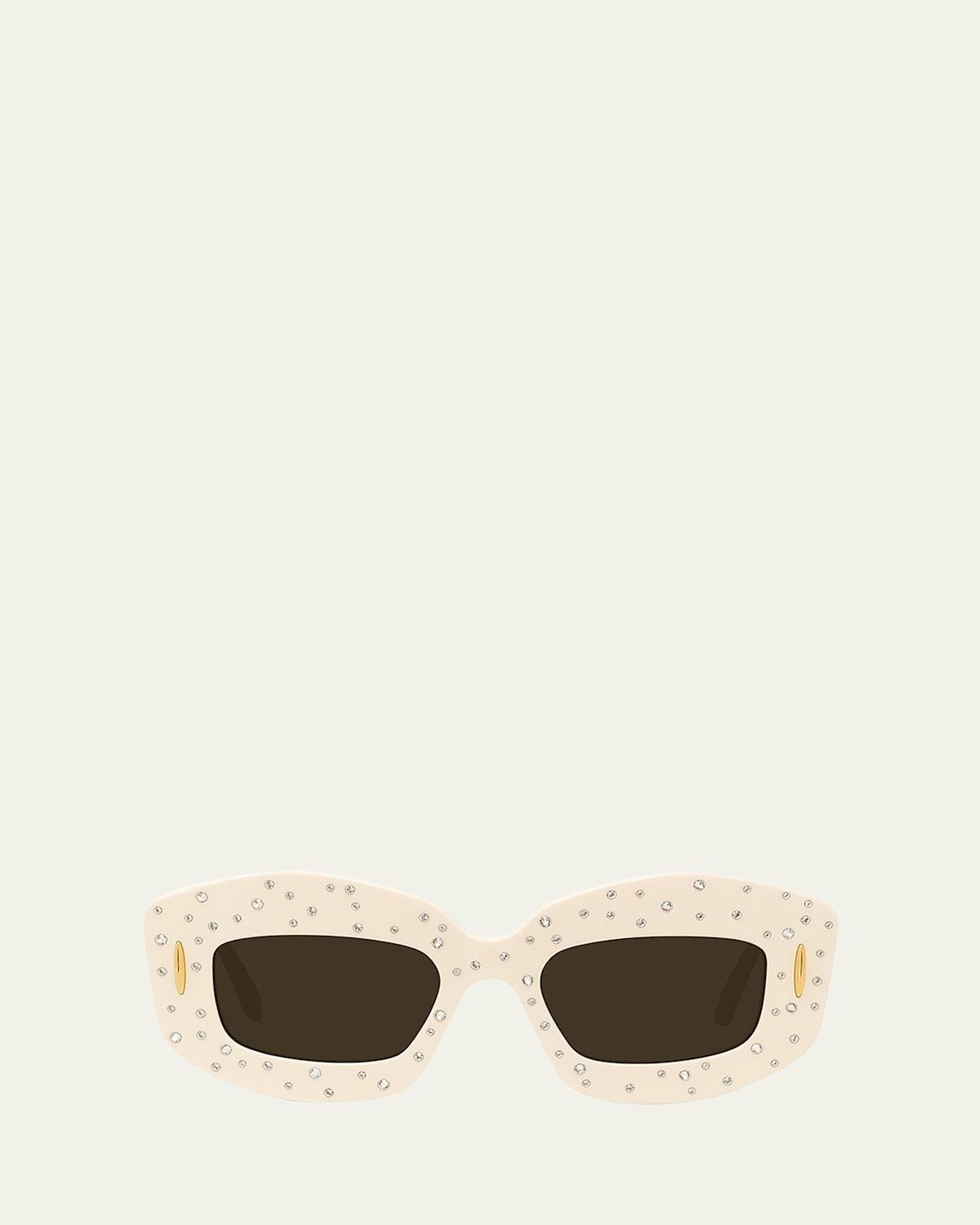 Loewe Chunky Anagram Rectangular Sunglasses, 49mm Product Image