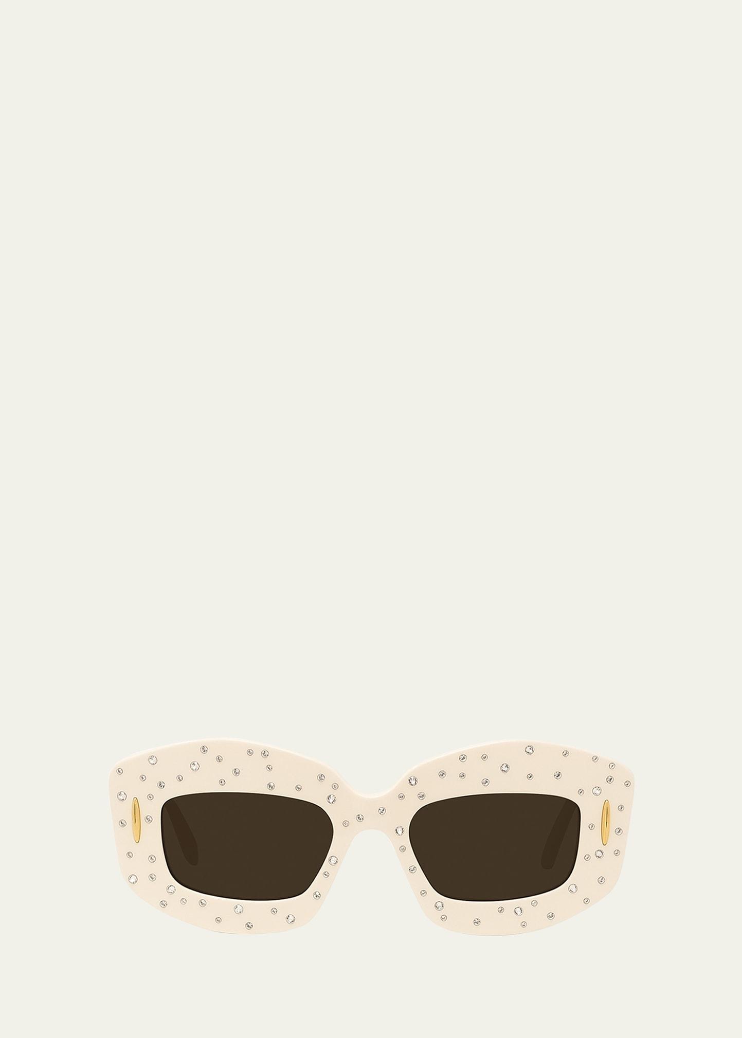 Loewe Chunky Anagram Rectangular Sunglasses, 49mm Product Image