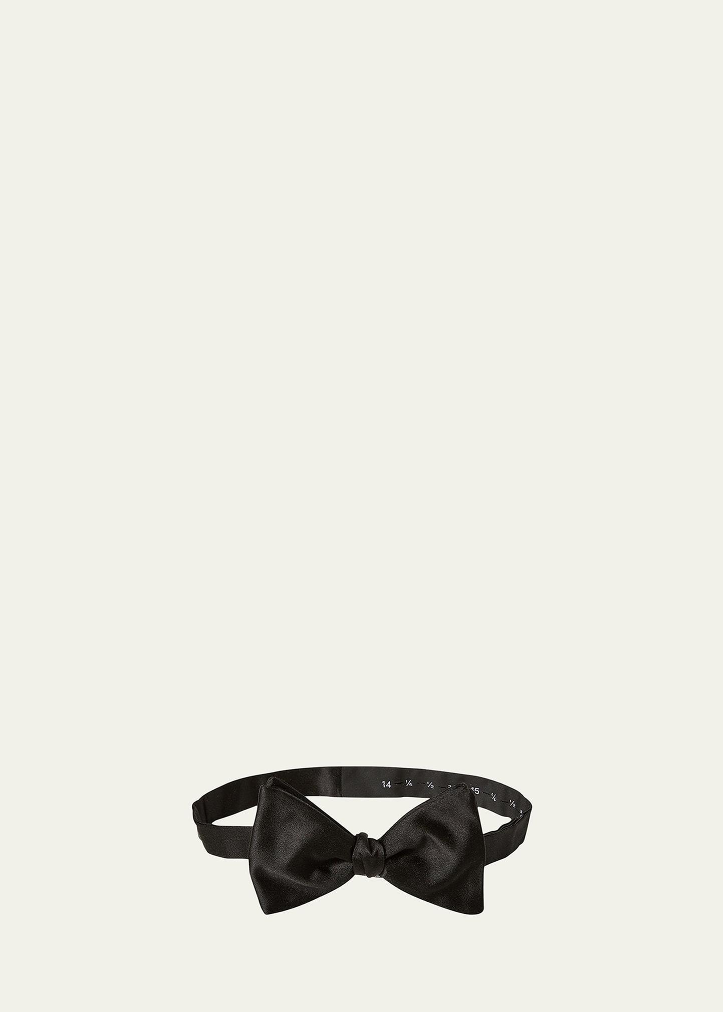 Mens Pre-Tied Silk Bow Tie Product Image