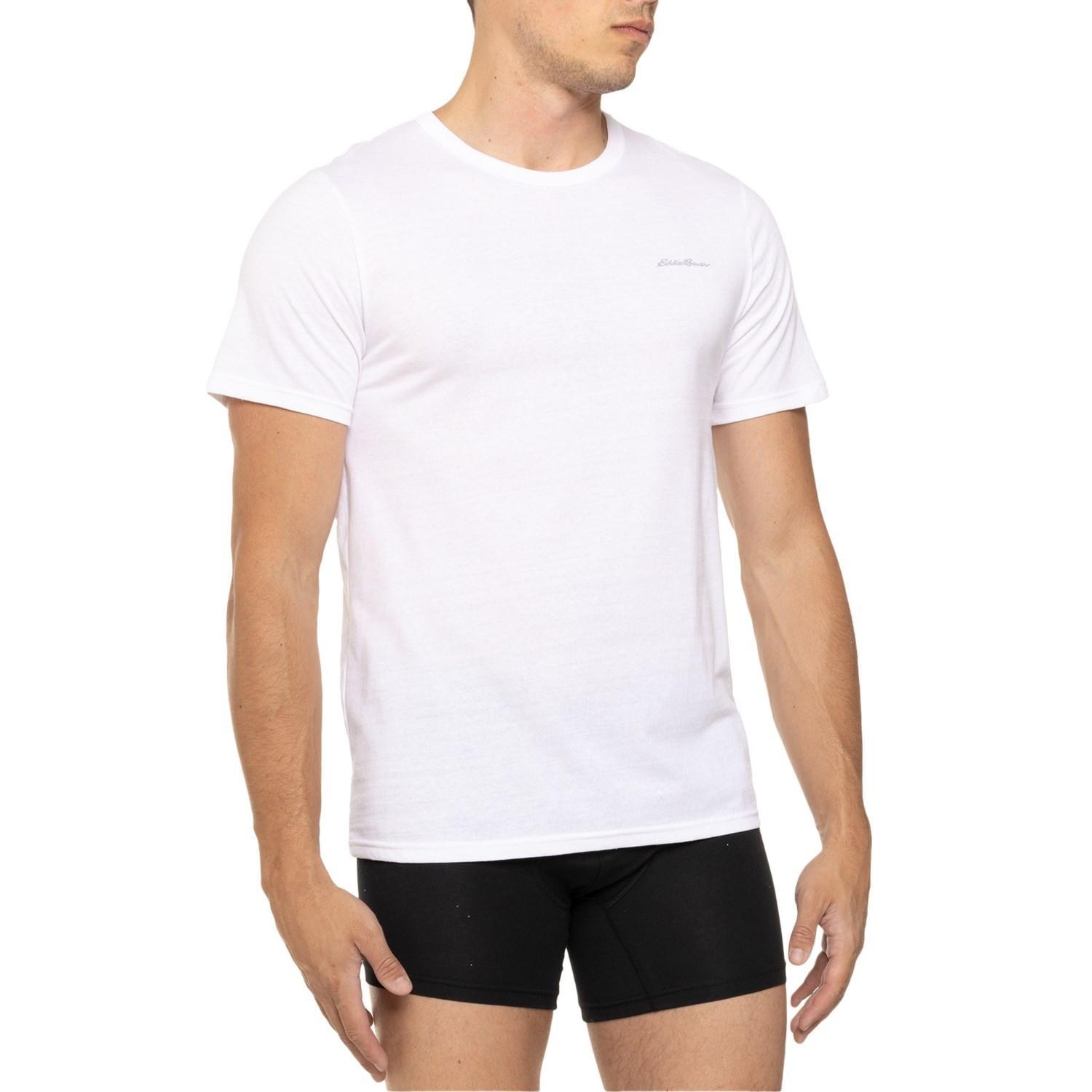 Eddie Bauer Classic Crew Shirt - 3-Pack, Short Sleeve Product Image