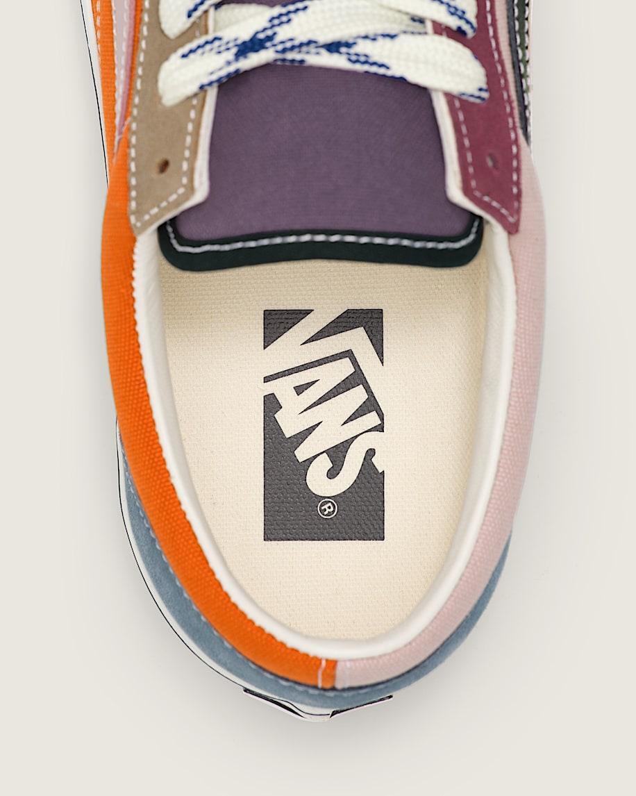 Premium Old Skool Color Block Shoe in Orange / Blue / Purple| Vans US Product Image