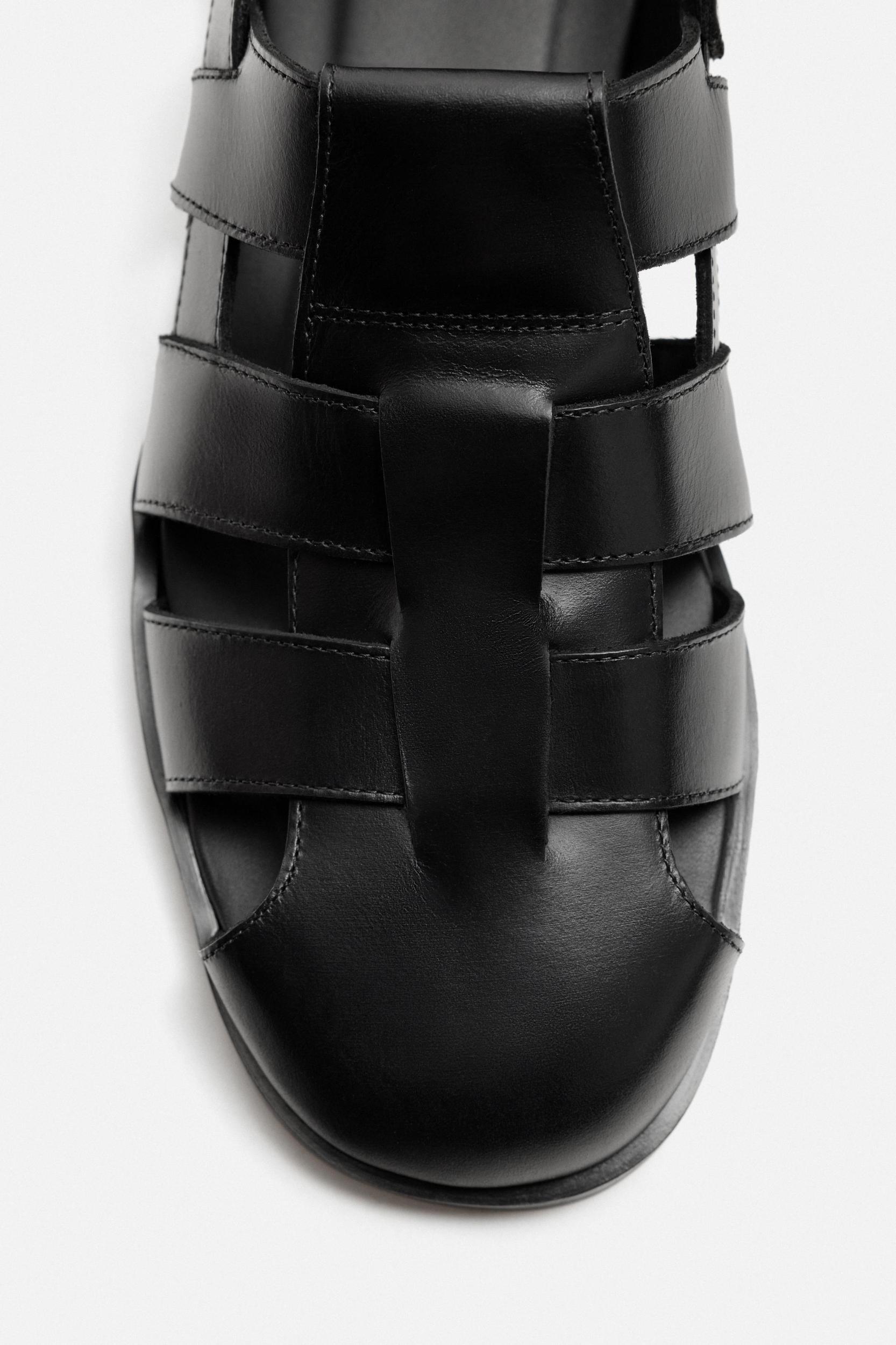 LIMITED EDITION LEATHER FISHERMAN SANDALS Product Image