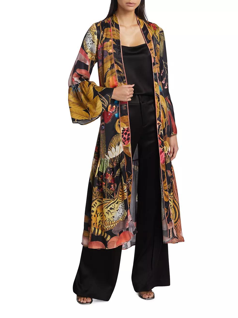 Eterna Niko Printed Robe Product Image