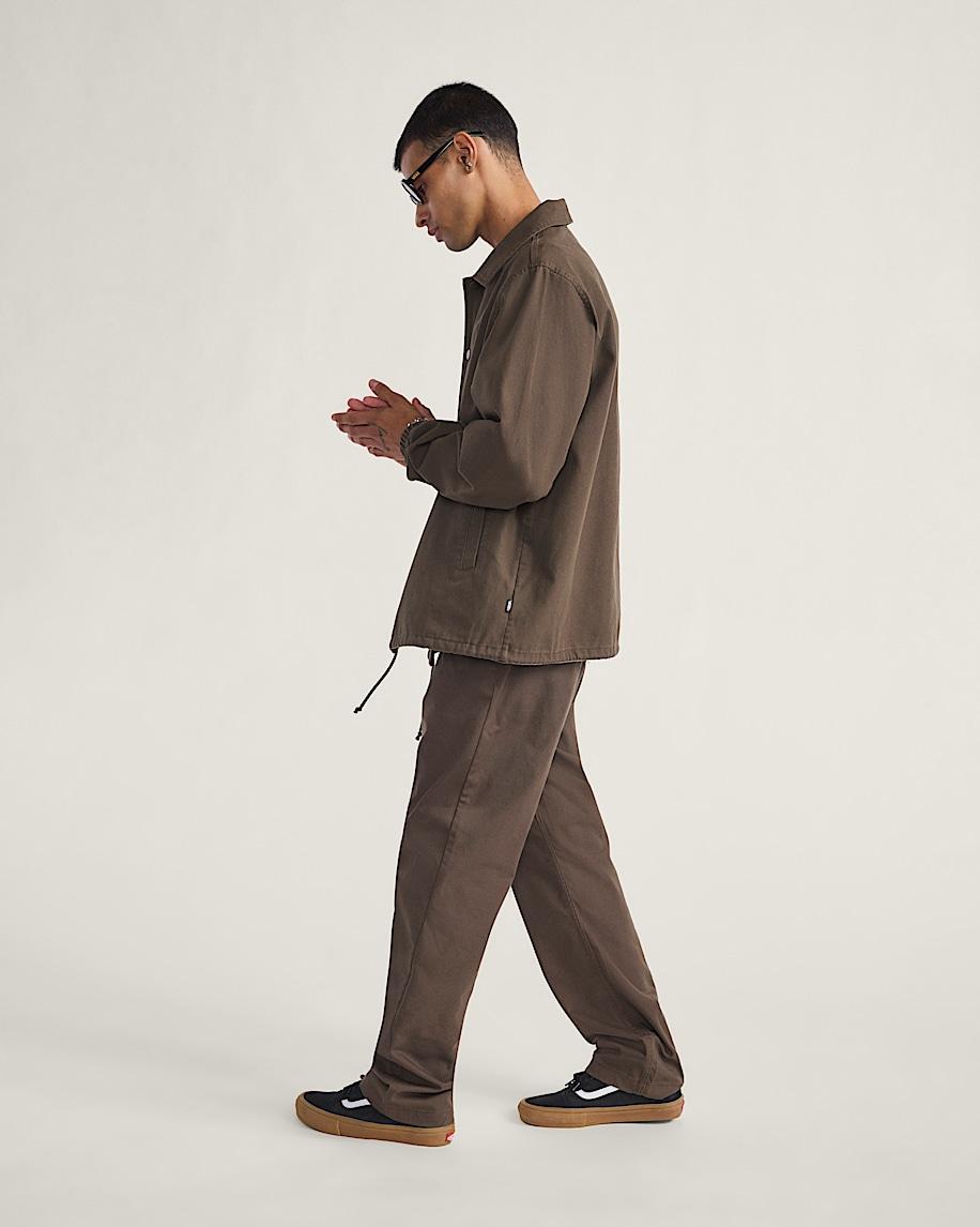 Torrey Coaches Jacket in Coal Brown| Vans US Product Image