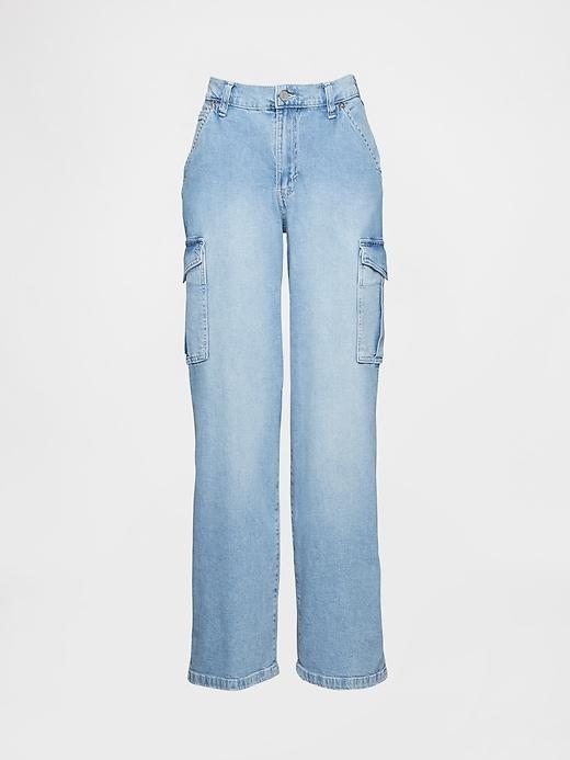 Mid Rise Corduroy '90s Loose Cargo Pants Product Image