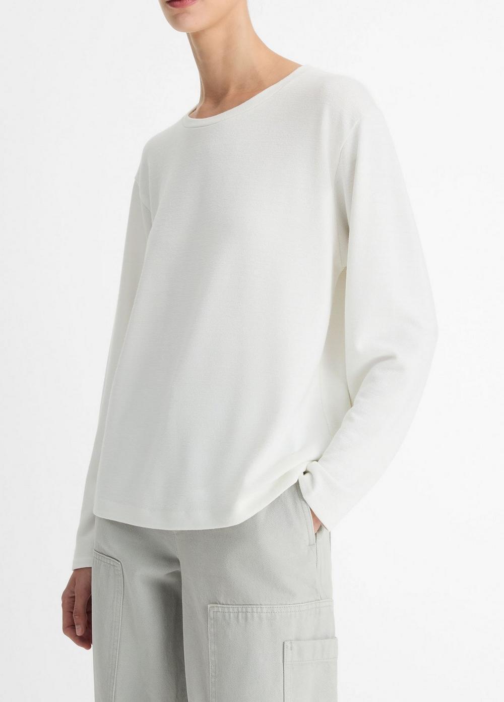Womens Cashmere Crewneck Sweater Product Image