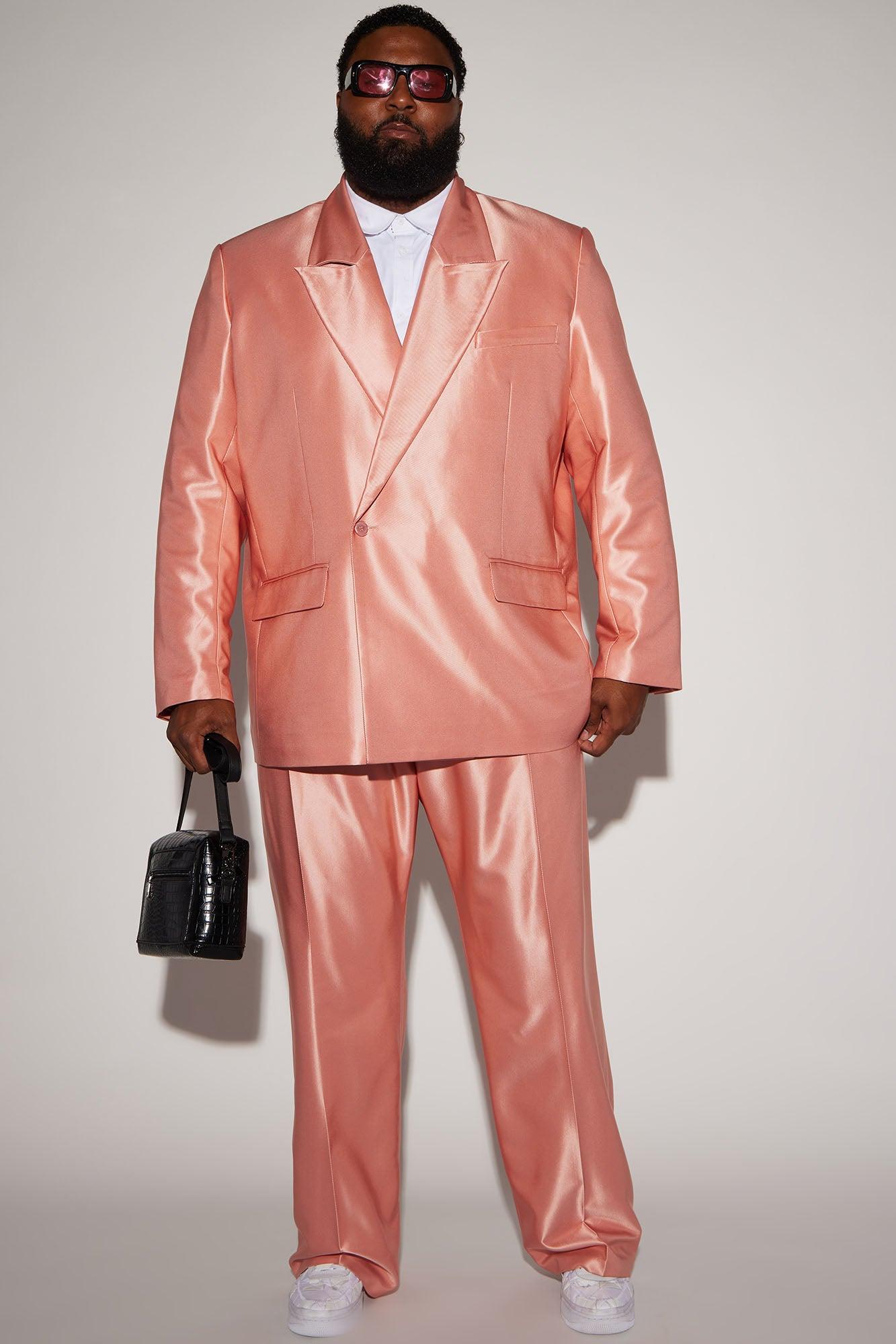 Call On Me Boxy Double Breasted Suit Jacket - Mauve Product Image