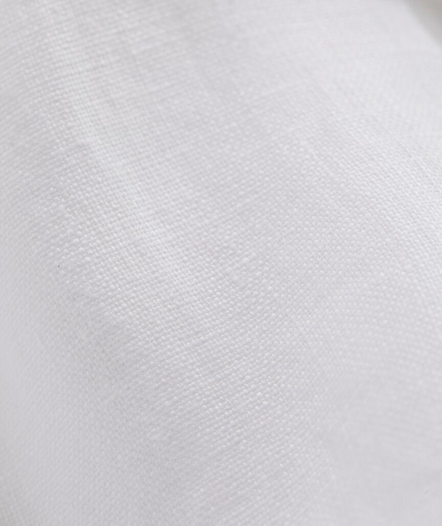 Linen Short-Sleeve Solid Shirt Product Image