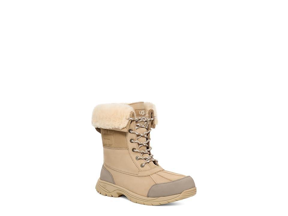 Mens Butte Logo Waterproof Leather Snow Boots Product Image