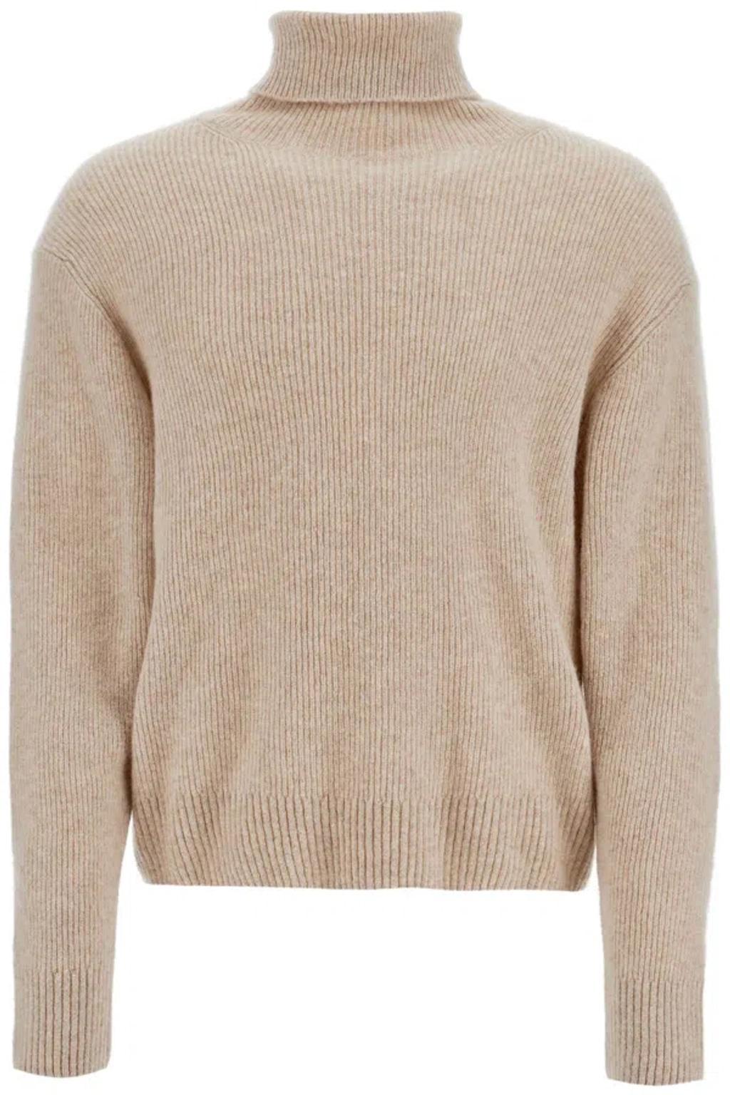 TOM FORD Cashmere And Silk Turtleneck Sweater In Beige Product Image