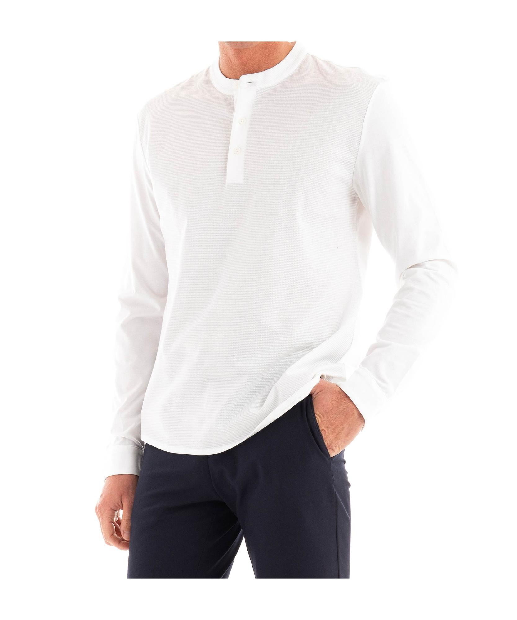 HUGO BOSS Long-sleeved T-shirt In White Product Image