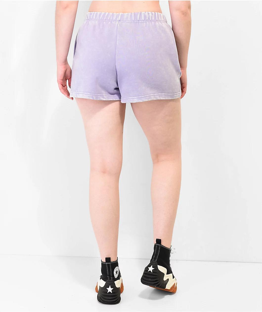 Ninth Hall Fundamentals Jara Orchid Relaxed Sweat Shorts Product Image
