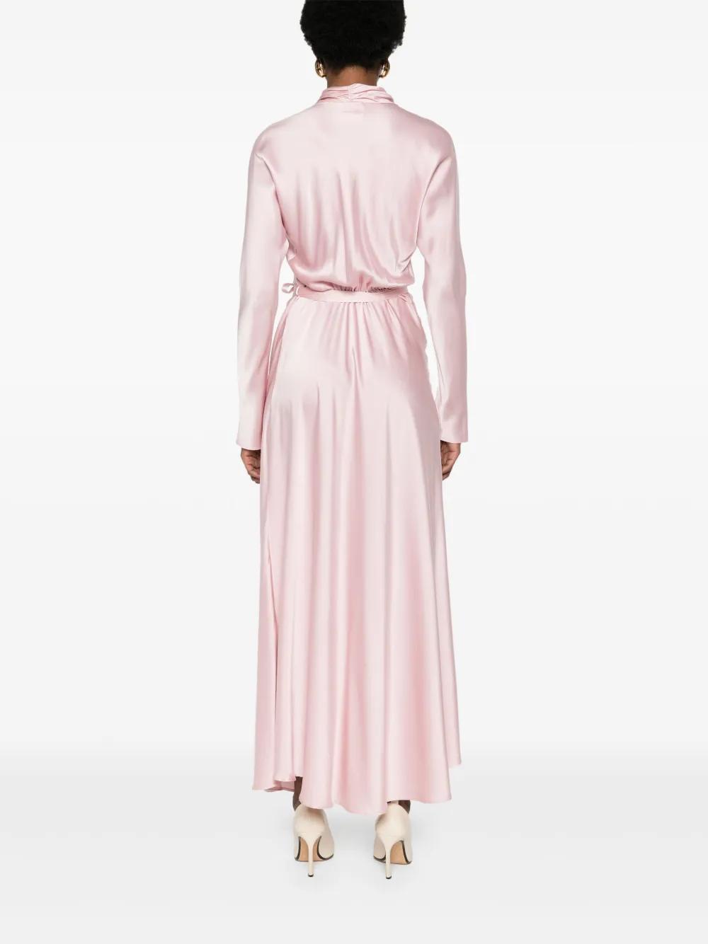silk wrap dress Product Image