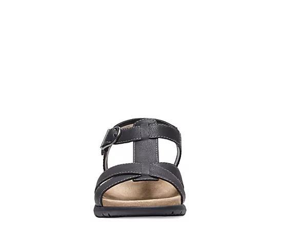 Eastland Kayla Women's Strappy Sandals, Size: 6, Black Product Image
