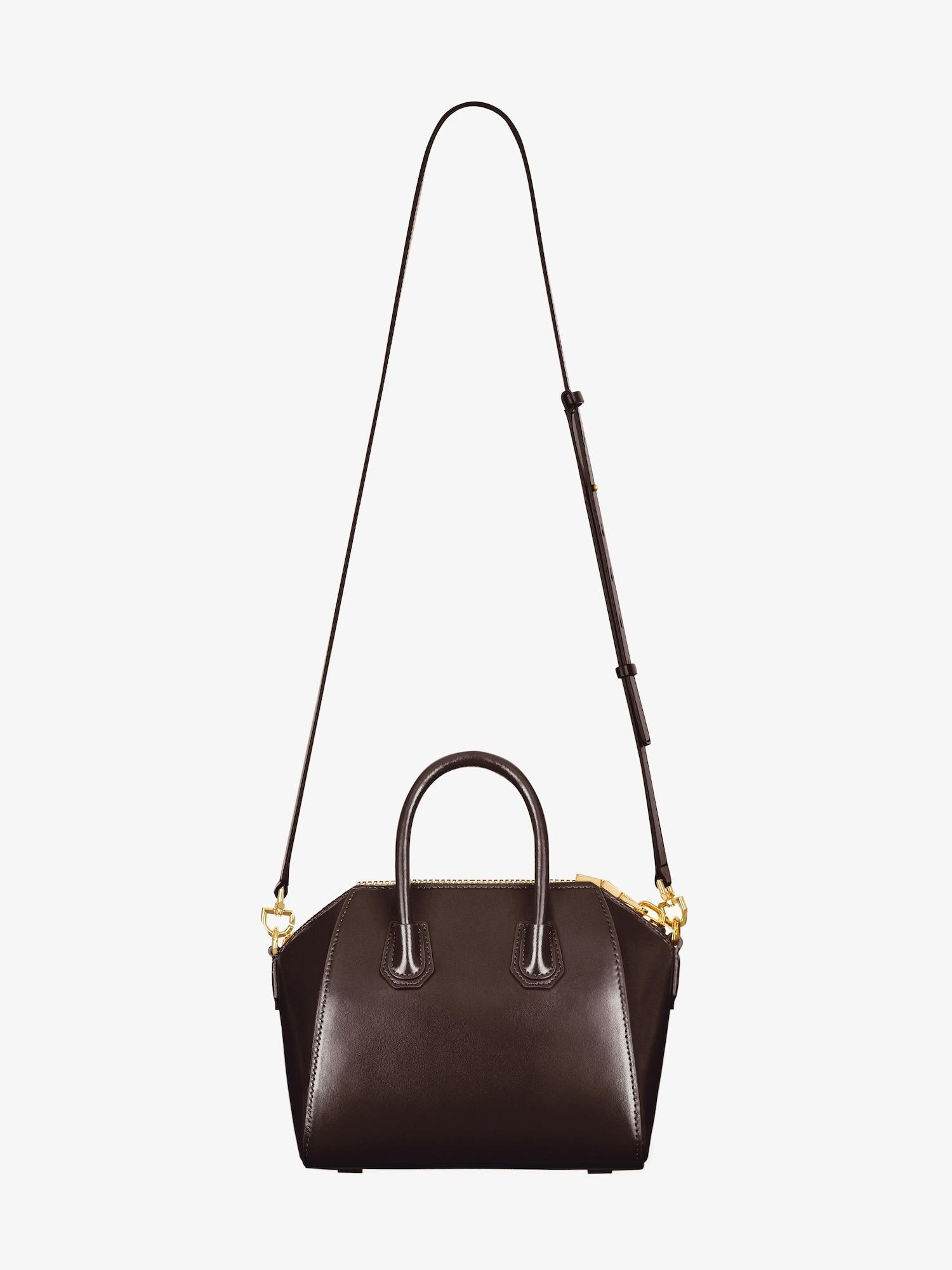 Mini Antigona bag in Box leather Product Image