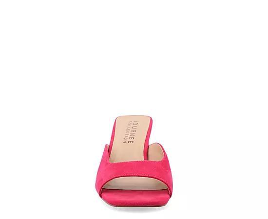 Journee Larna Womens Kitten Sandals Green Product Image