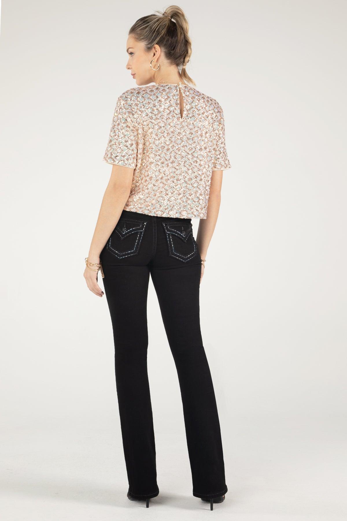 Geometric Sequin Top Product Image