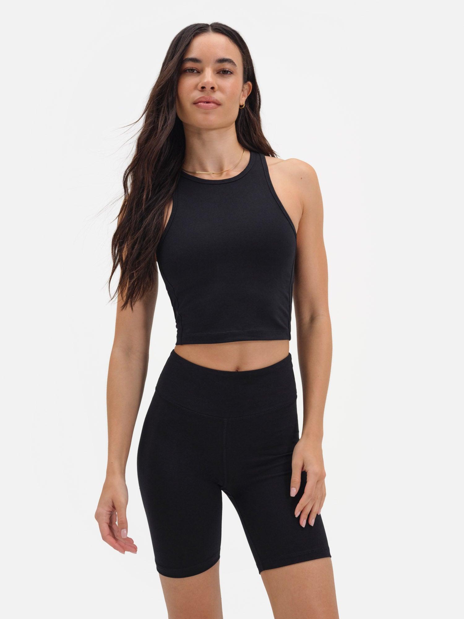 Organic Stretch High Neck Tank Female Product Image