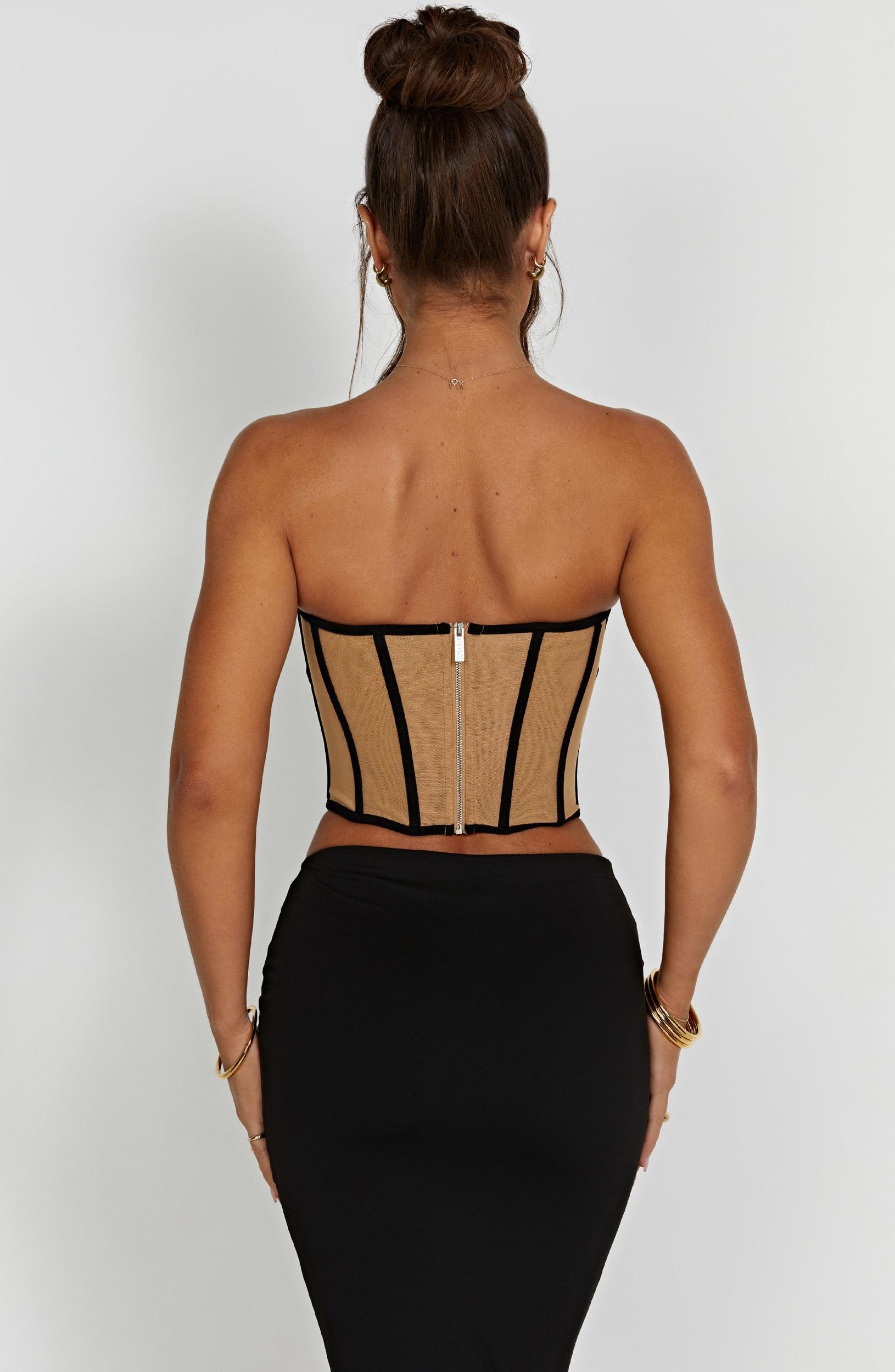 Santanna Corset - Ivory/Nude Product Image