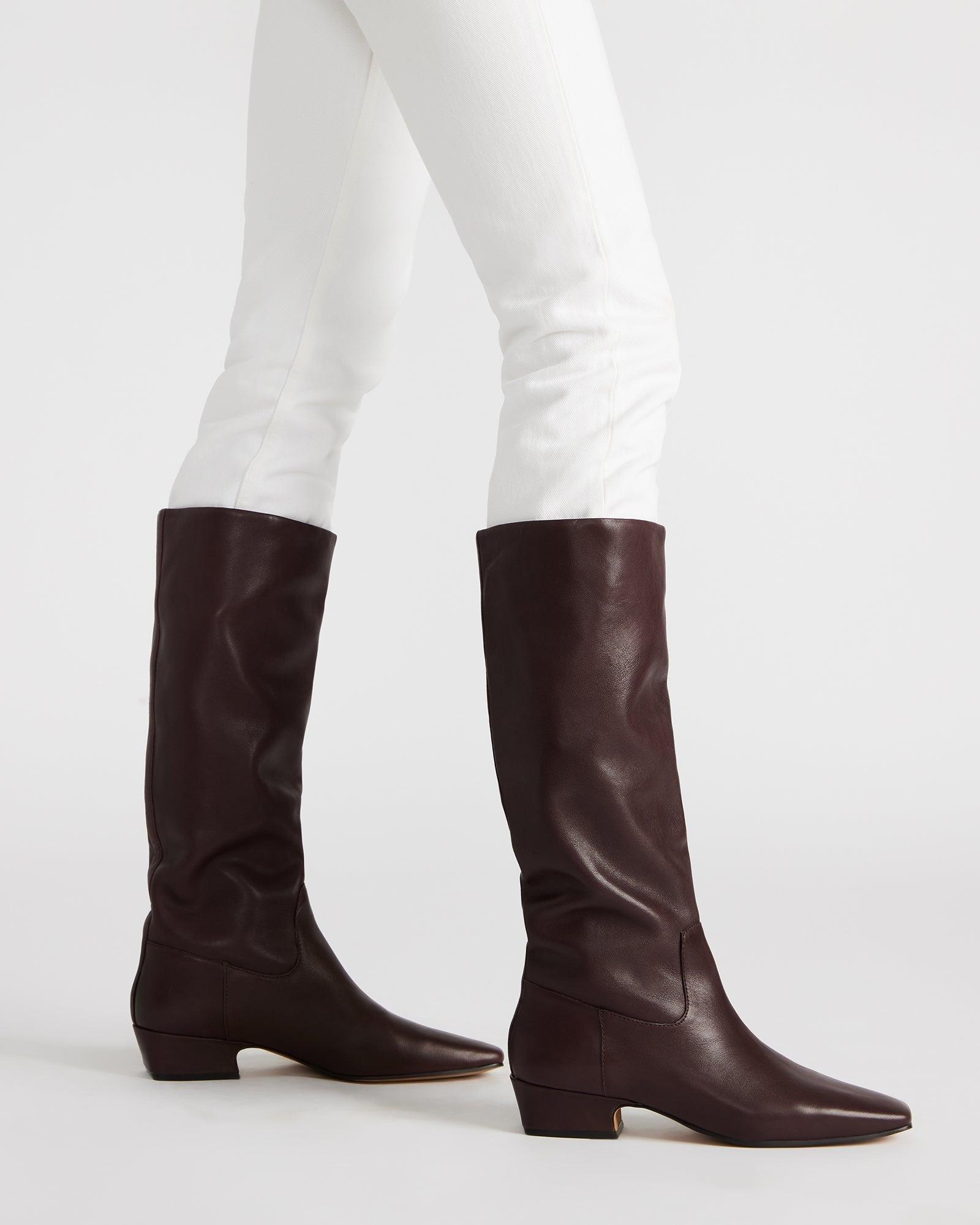 GWYNETH BROWN/RED LEATHER Female Product Image