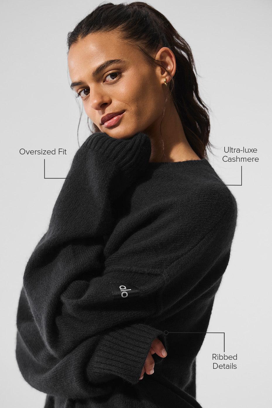 New Class Cashmere Crewneck Sweater - Black Product Image