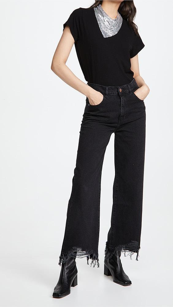 DL1961 Hepburn Wide Leg High Rise Jeans | Shopbop Product Image