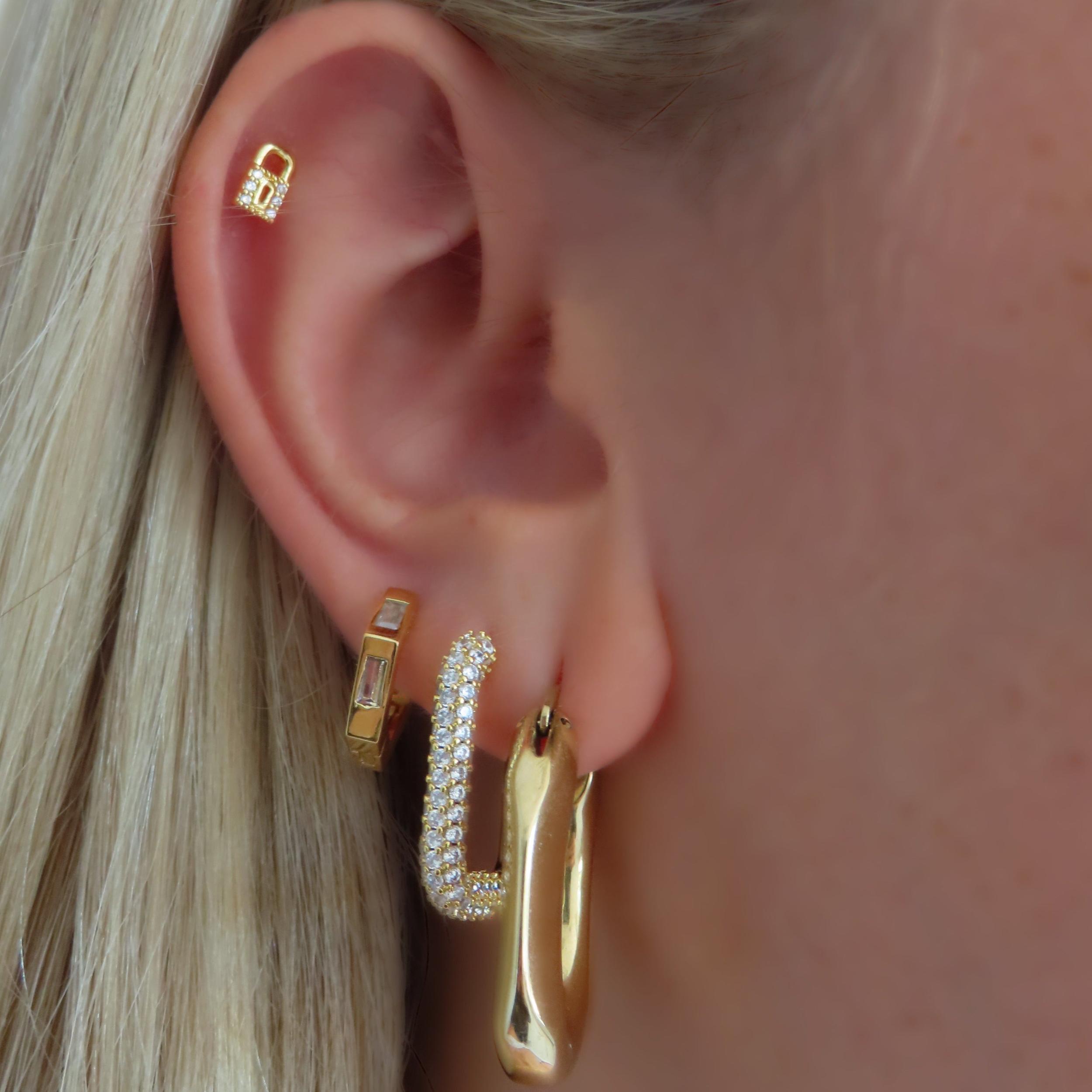 Locked In Earrings Product Image