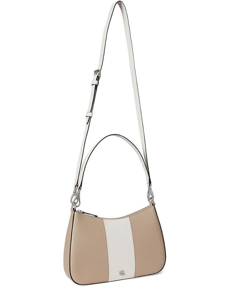Crosshatch Leather Medium Danni Shoulder Bag Product Image