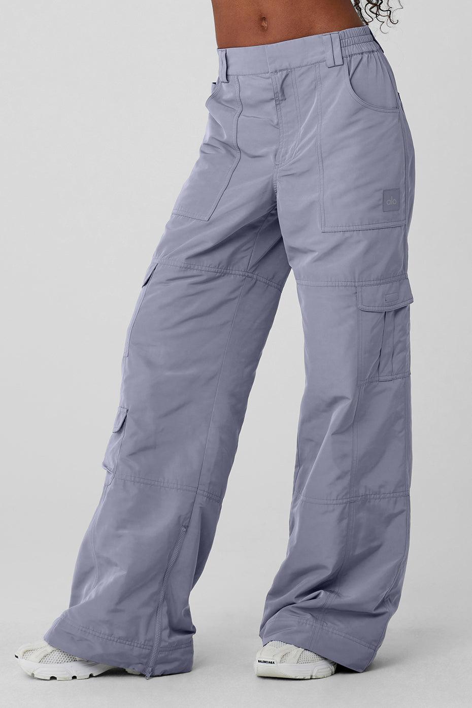 High-Waist Ski-Moto Puffer Pant - Fog Product Image