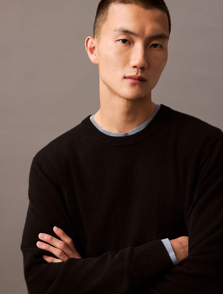Classic Cashmere Crewneck Sweater Product Image