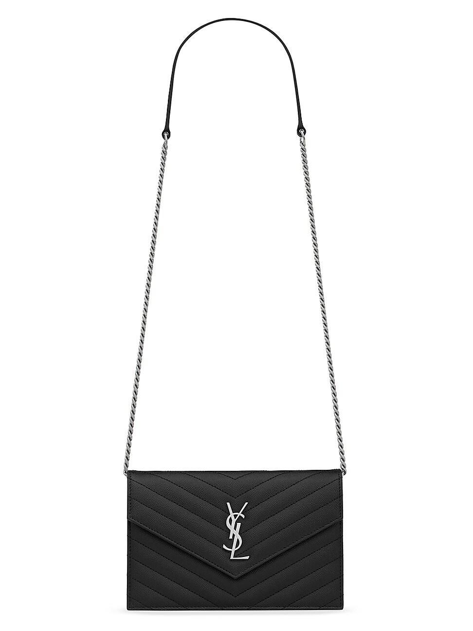 Womens Cassandre Envelope Chain Wallet in Lambskin Product Image