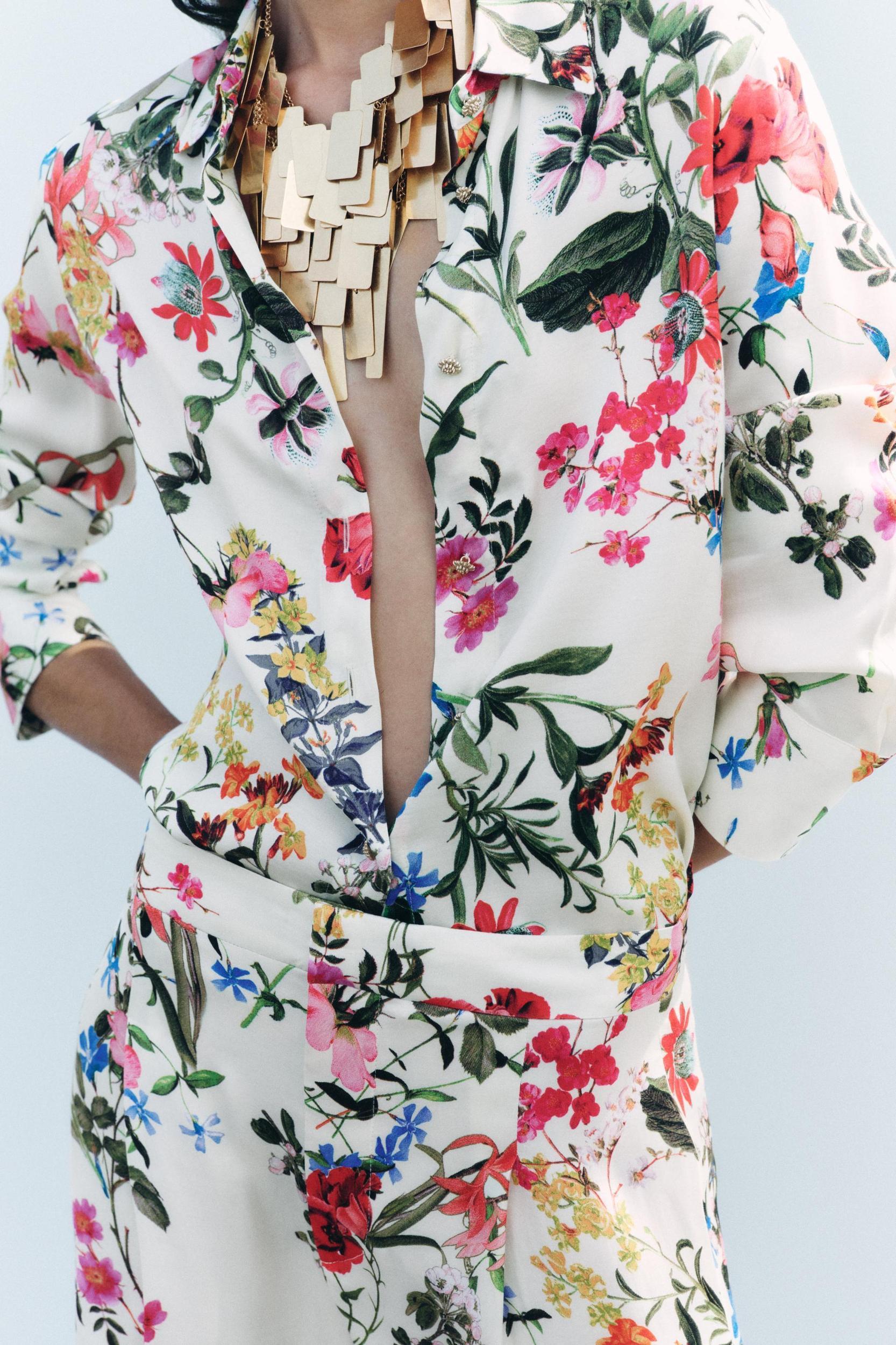 PRINTED BALLOON PANTS ZW COLLECTION Product Image
