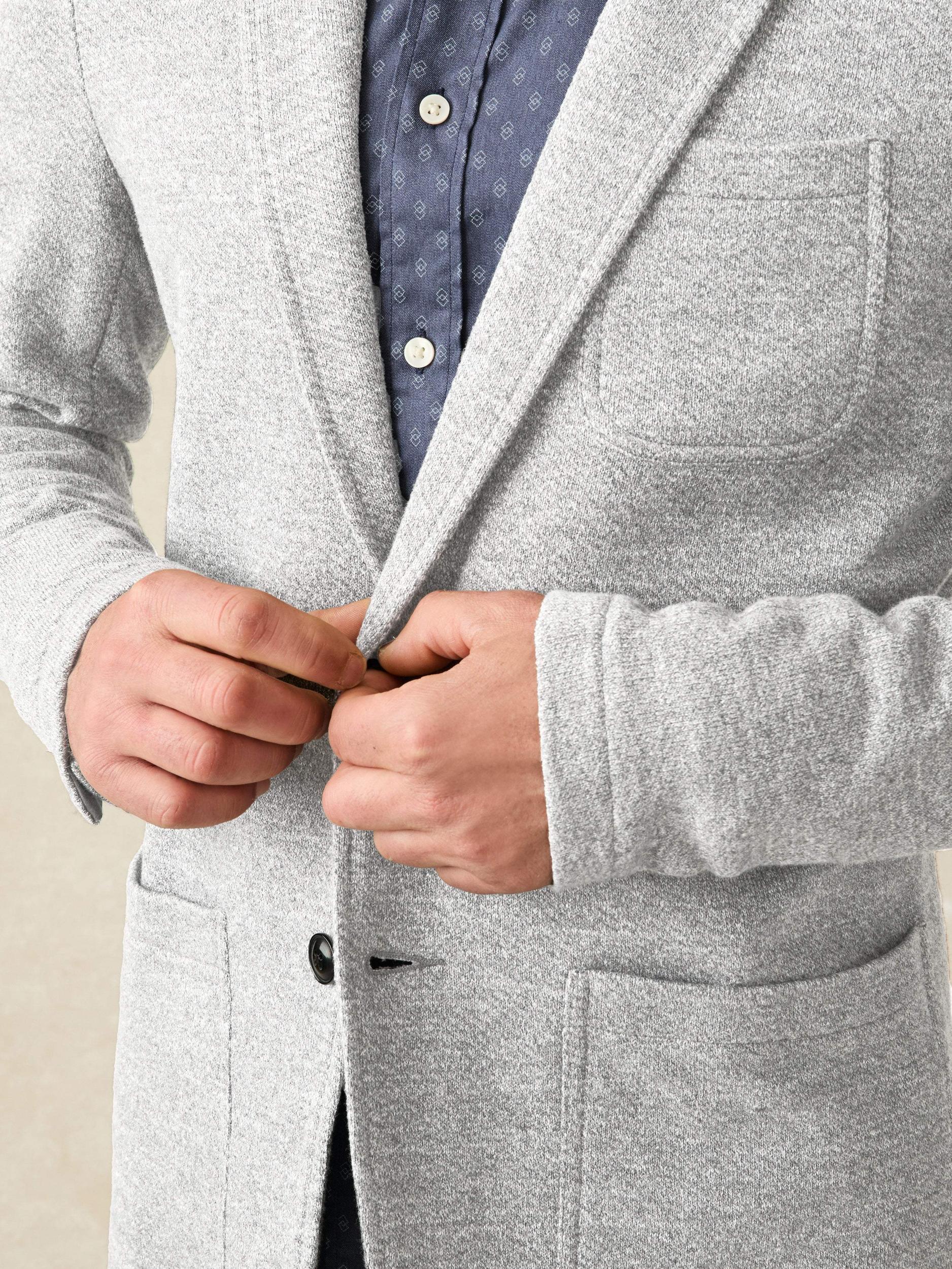 Inlet Knit Blazer (Tall) - Heather Grey Male Product Image
