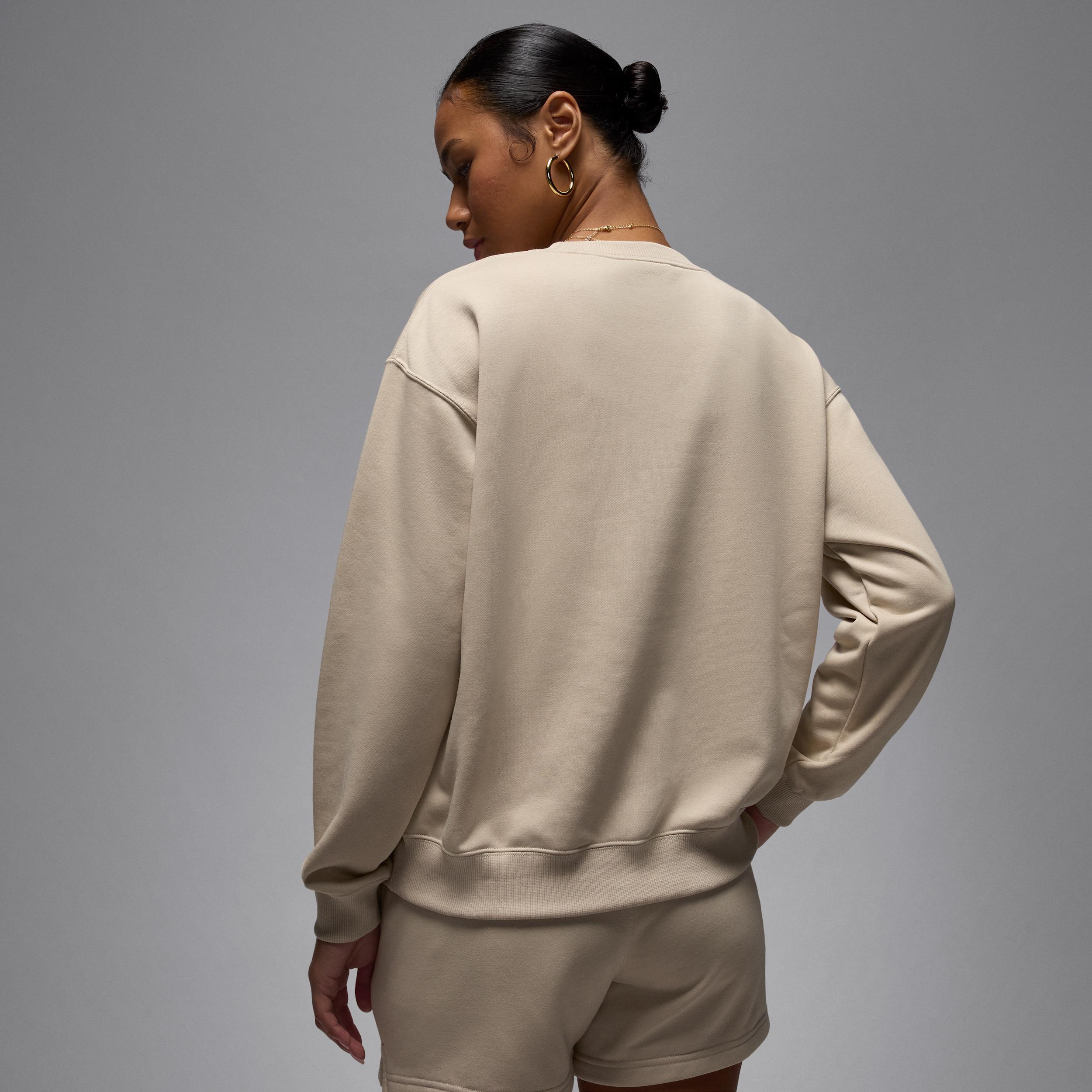 Women's Jordan Brooklyn Fleece French Terry Crew-Neck Sweatshirt Product Image