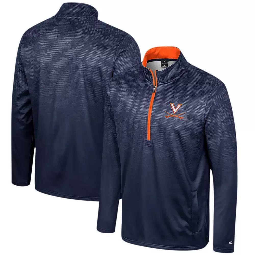 Men's Colosseum  Maroon Virginia Tech Hokies The Machine Half-Zip Jacket, Size: 2XL, Red Product Image