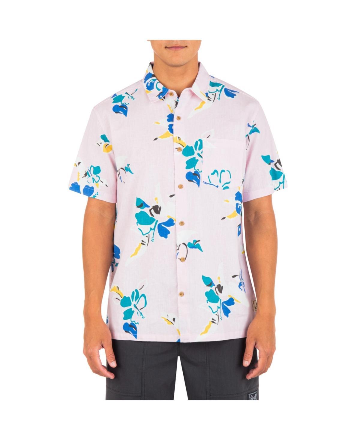 Hurley Mens Rincon Linen Short Sleeve Shirt Product Image