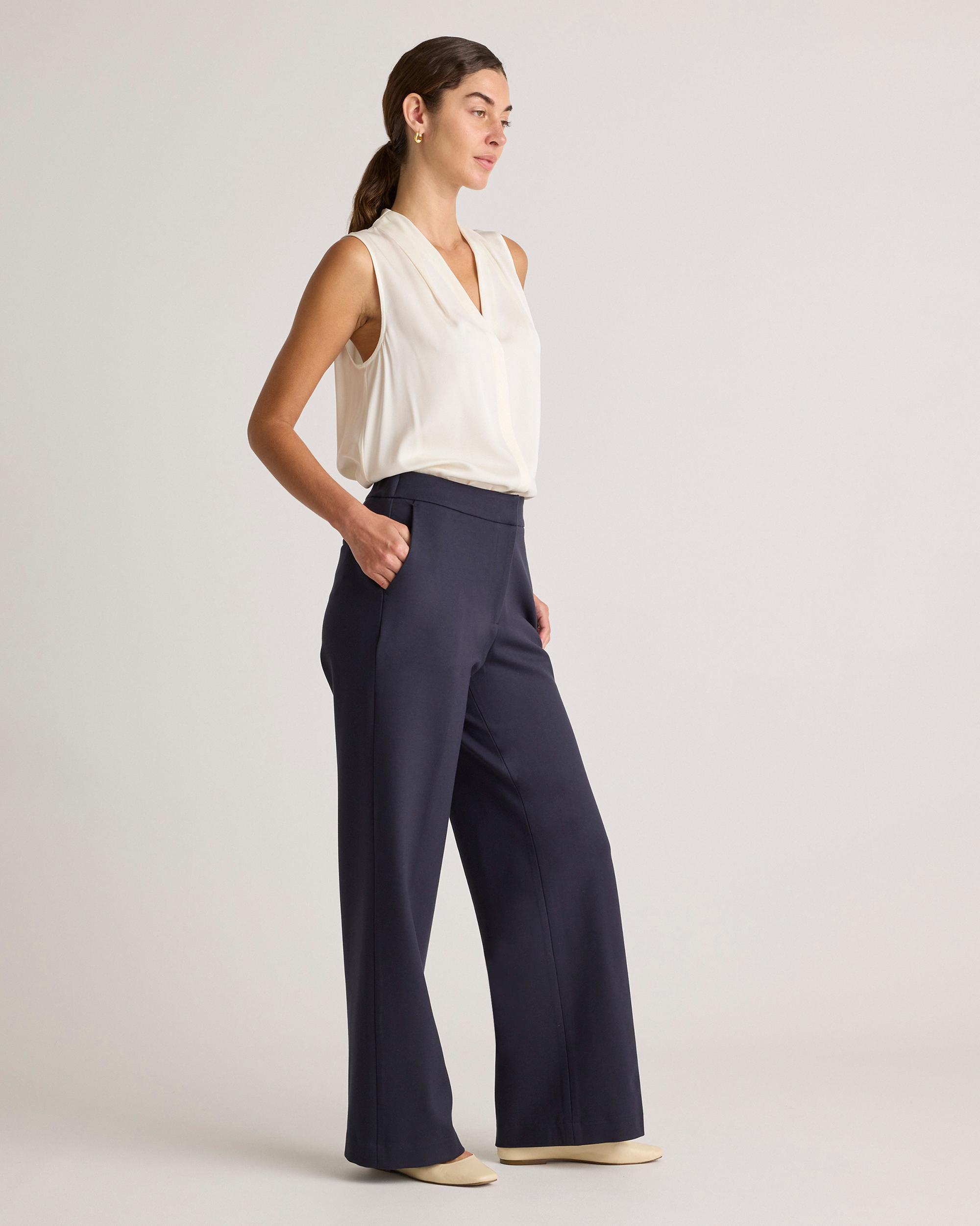 Quince | Women's Ultra-Stretch Ponte Trouser Rayon Product Image