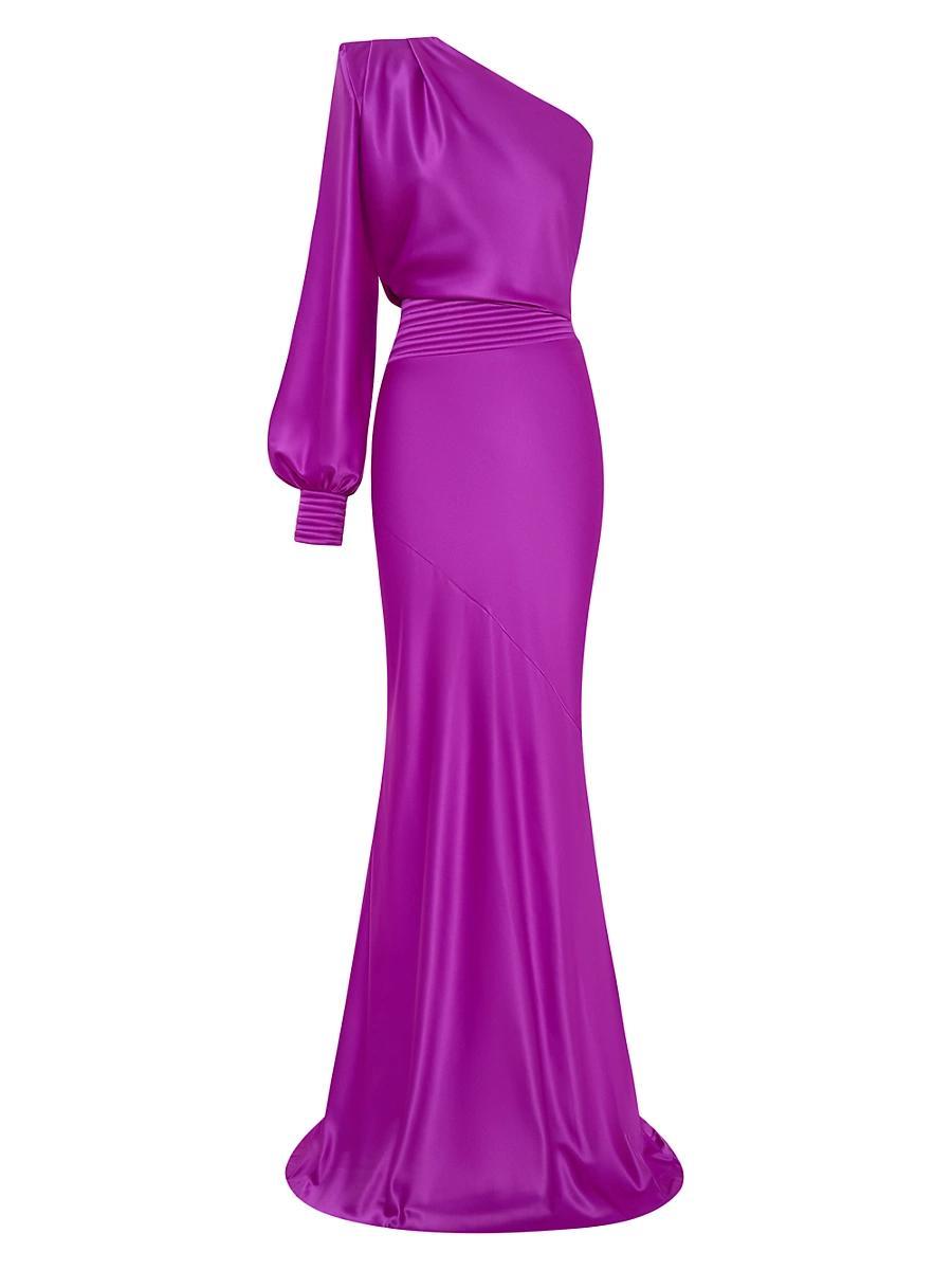 Womens Dont Look Now One-Shoulder Gown Product Image