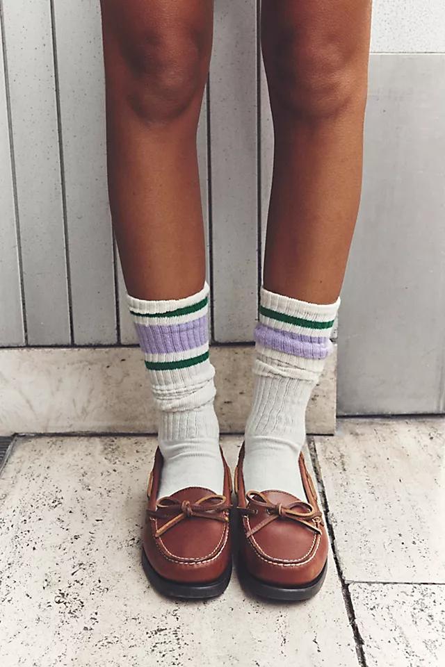 Retro Stripe Knee High Socks Product Image