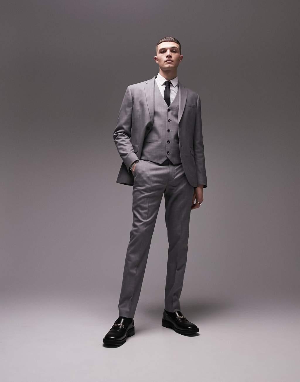 Topman stretch skinny pants Product Image