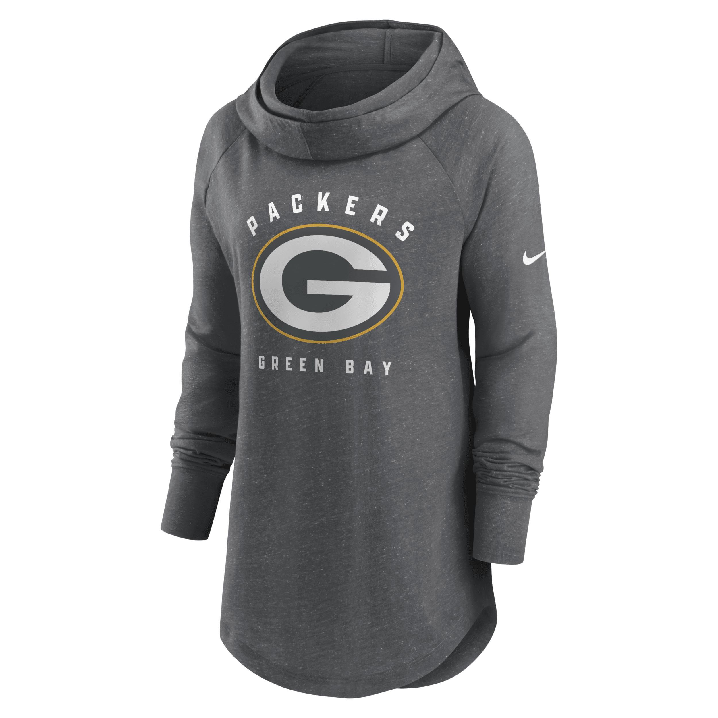 Womens Nike Cleveland s Minimal Statement Lightweight Raglan Funnel Neck Pullover Hoodie Product Image