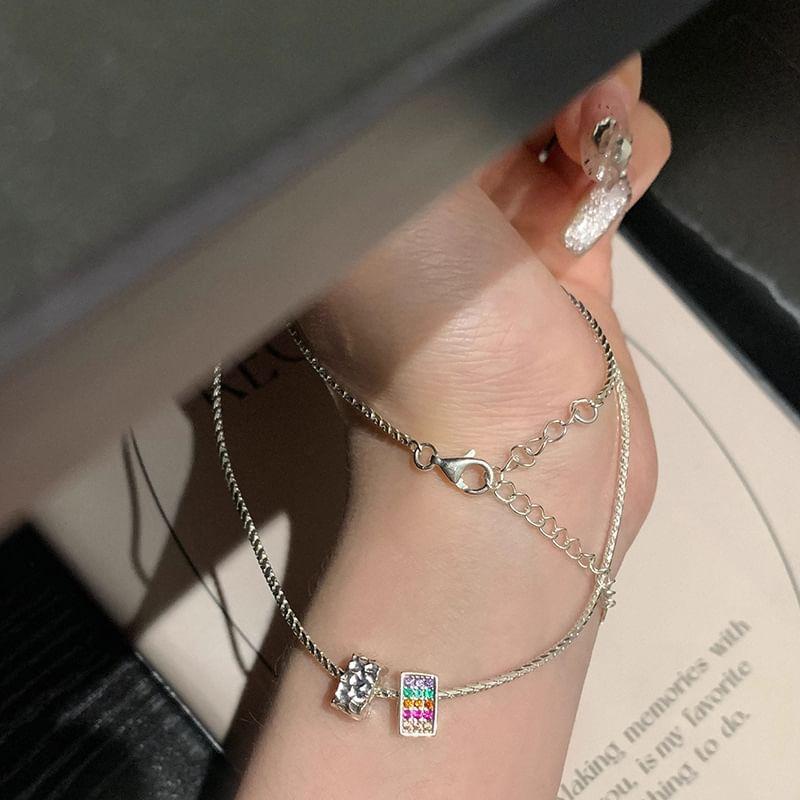 Rhinestone Pendant Alloy Necklace Product Image